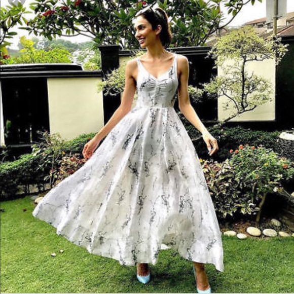 H M Dresses Hm Conscious Exclusive White Gown Limited Edition Poshmark